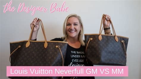 lv neverfull mm vs gm youtube|Lv Neverfull gm monogram.